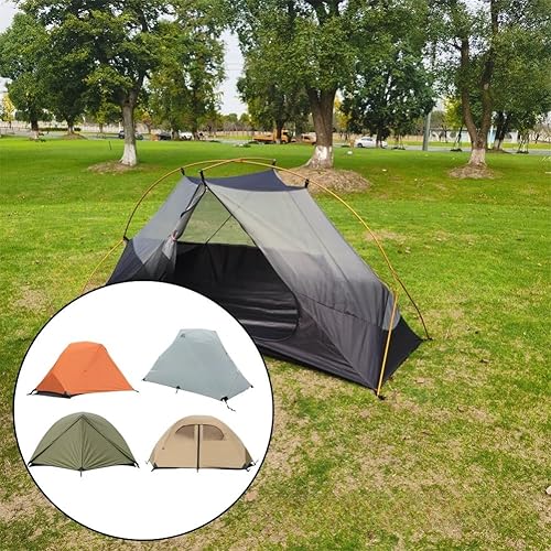 Miniatura 5 de Winter Waterproof Tent for One Person, One Man Tent Single Ultralight Tents, Lightweight Camping Gear for Backpacking, Aluminum Alloy Poles