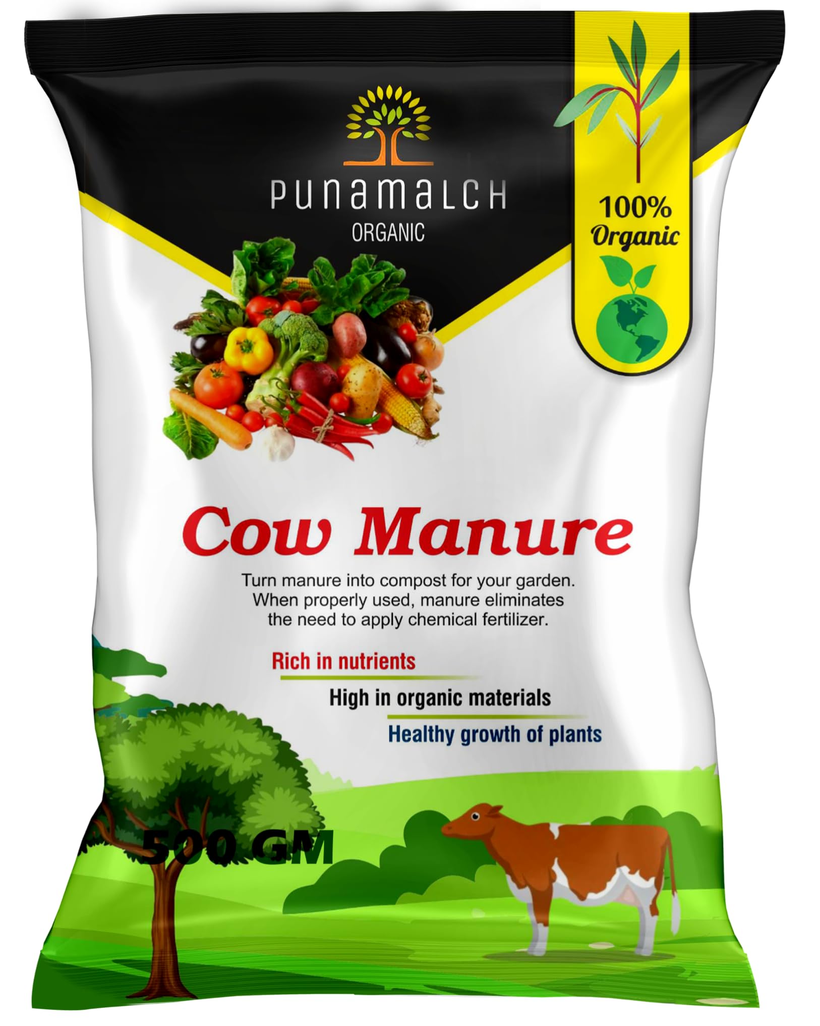 PUNAMULCH Cow Dung Manure for Plants 10kg Organic Fertilizers for Plants Home Garden Gobar Khad for Home Garden Plants Cow Dung Compost for Plants Cow Manure 10kg (B0CSKJ8TG8) Amazon Price History, Amazon Price Tracker