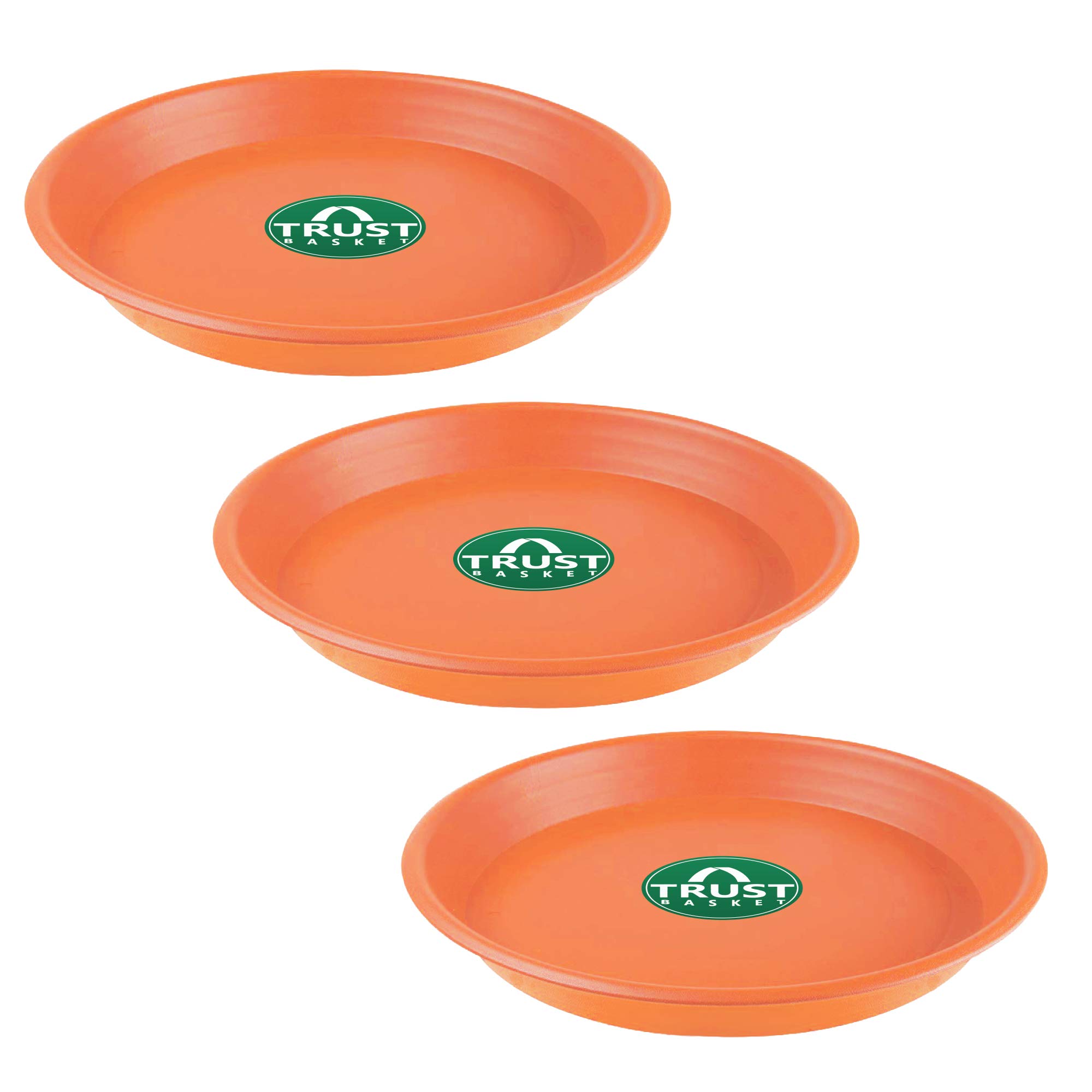 TrustBasket Plant Saucers - Protect Your Floors -10 TrustBasket Plant Saucers - Protect Your Floors -10