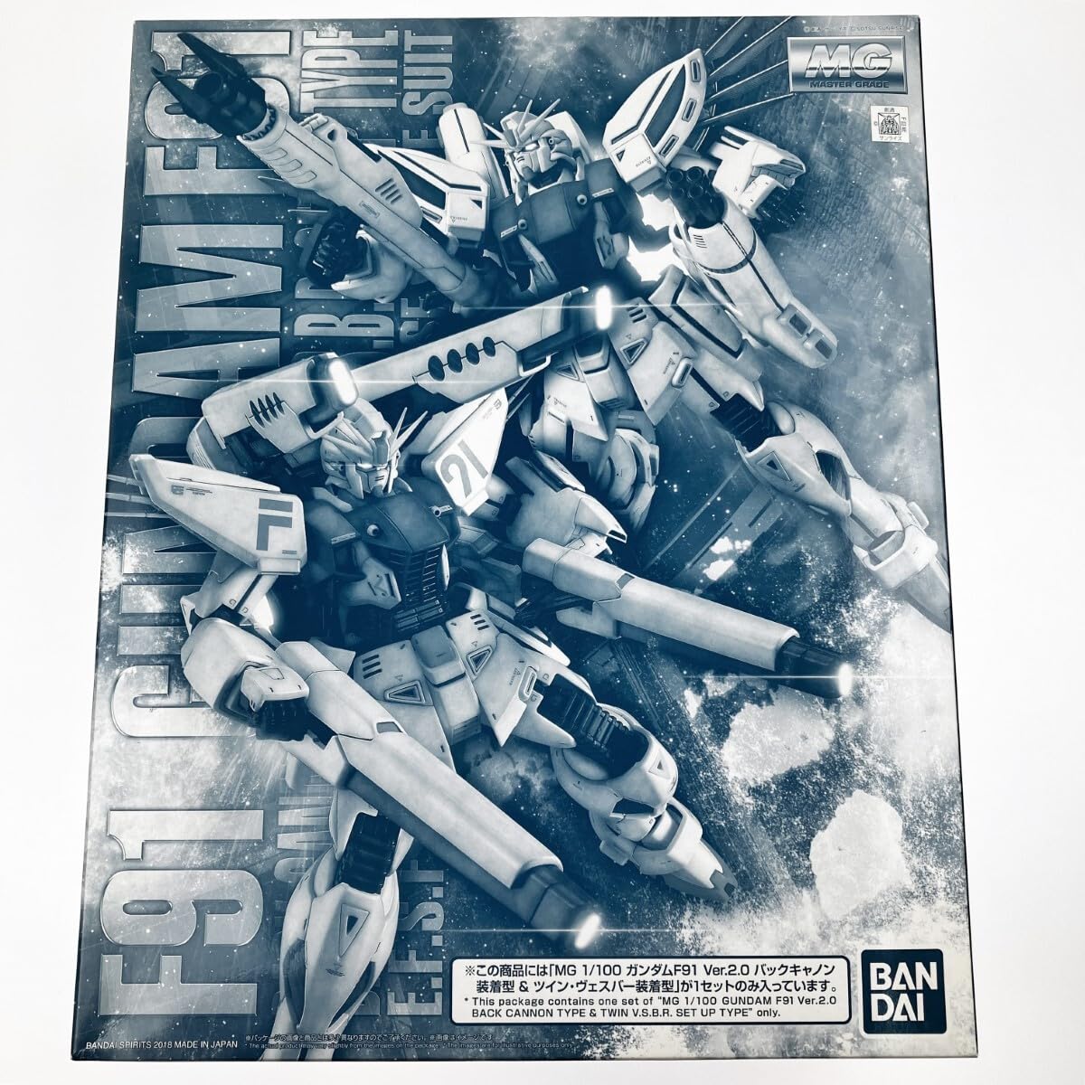 Amazon | MG 1/100 F91 Ver.2.0 バックキャノン装着型＆ツイン  