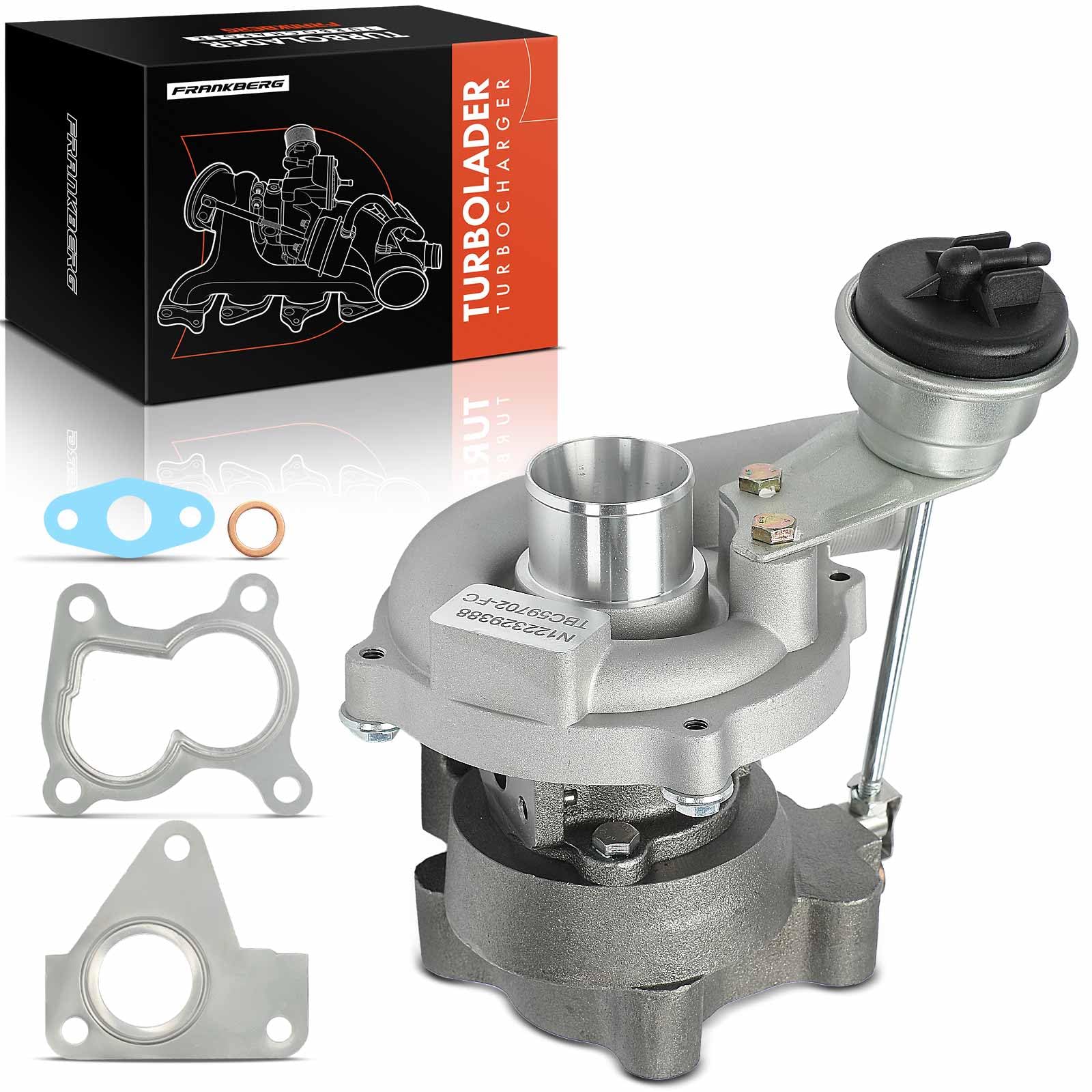 Frankberg Turbocompresseur 8200119854 | Compatible avec: Jimny SUV fermé SN, Boîte Kubistar X76, K.a.n.g.o.o KC0/1, Logan I LS, M.e.g.a.n.e II Break KM0/1