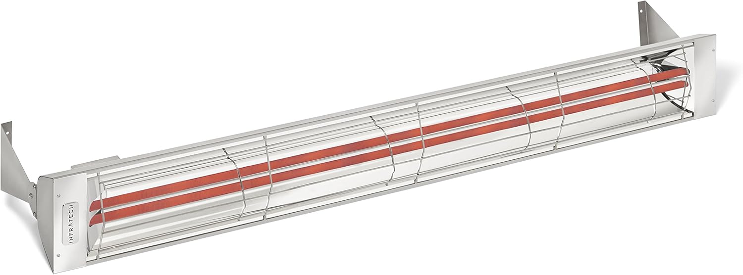 Infratech WD6024SS Dual Element 6,000 Watt Electric Patio Heater, Choose Finish: Stainless Steel