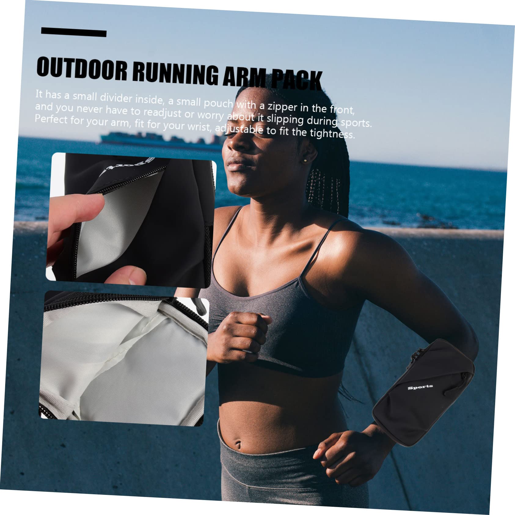 Uonlytech 4stücke Sportarmband Handyhalterung Elastische Handytasche Für Joggen Radfahren Und Outdoor-aktivitäten Für Smartphones Geeignet Universelle Anwendung Für Damen Und Herren
