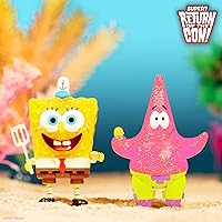 Vista 5 de Super7 Bob Esponja Bob Esponja y Patrick BFF - (2 unidades) Figuras de acción de Bob Esponja de 3.75 pulgadas con accesorios, coleccionables