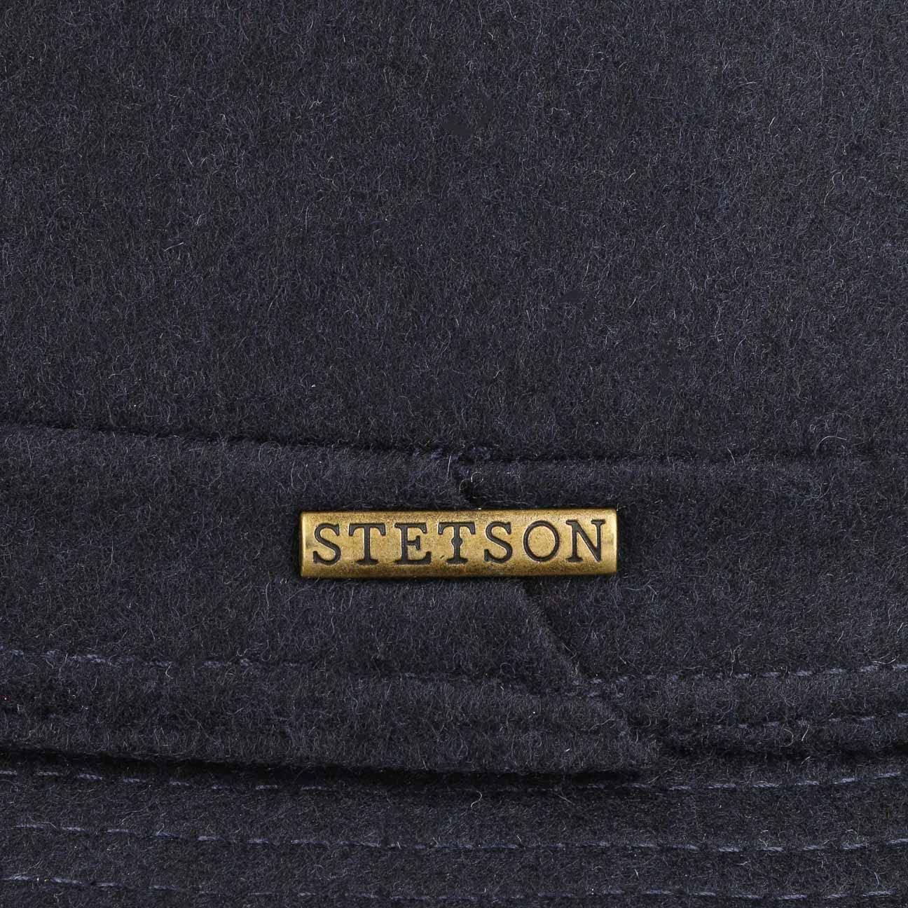 Stetson Wool Pork Pie Sombrero Hombre Mujer Sombrero de Fieltro Made in Italy Lana Virgen Forro de algodón Fedora Otoño Invierno
