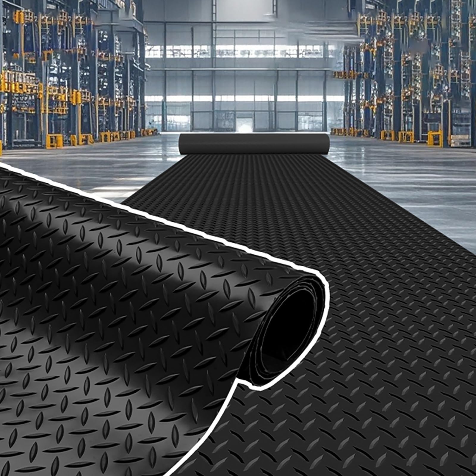 Tapis de sol en caoutchouc pour éviter les glissades dans l'atelier