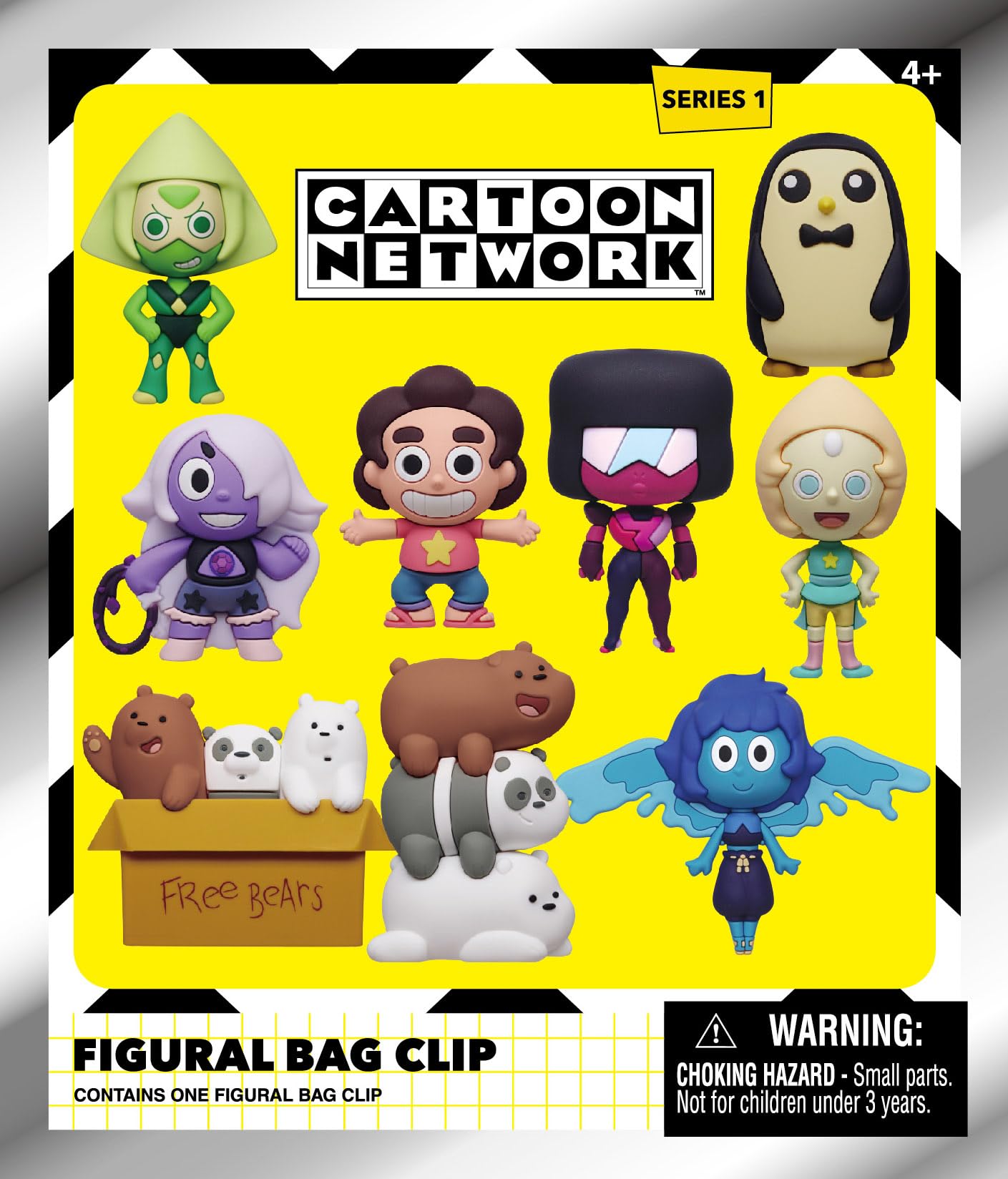 Cartoon Network Series 1 3D Foam Bag Clip - 1 Blind Bag