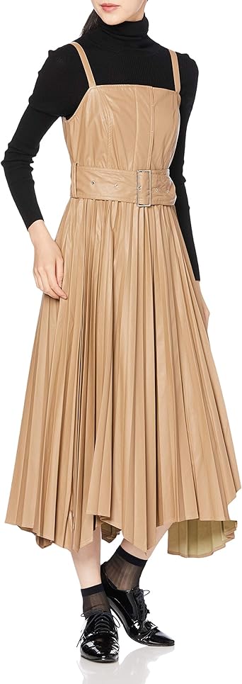 Amazon Co Jp スナイデル プリーツジャンパースカートワンピ Swfo4048 レディース 服 ファッション小物