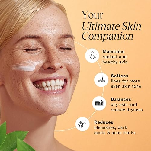 Miniatura 3 de LilyAna Naturals Hidratante facial y cuello para mujeres y hombres, crema hidratante facial y cuello para piel seca y brillo de manchas oscuras