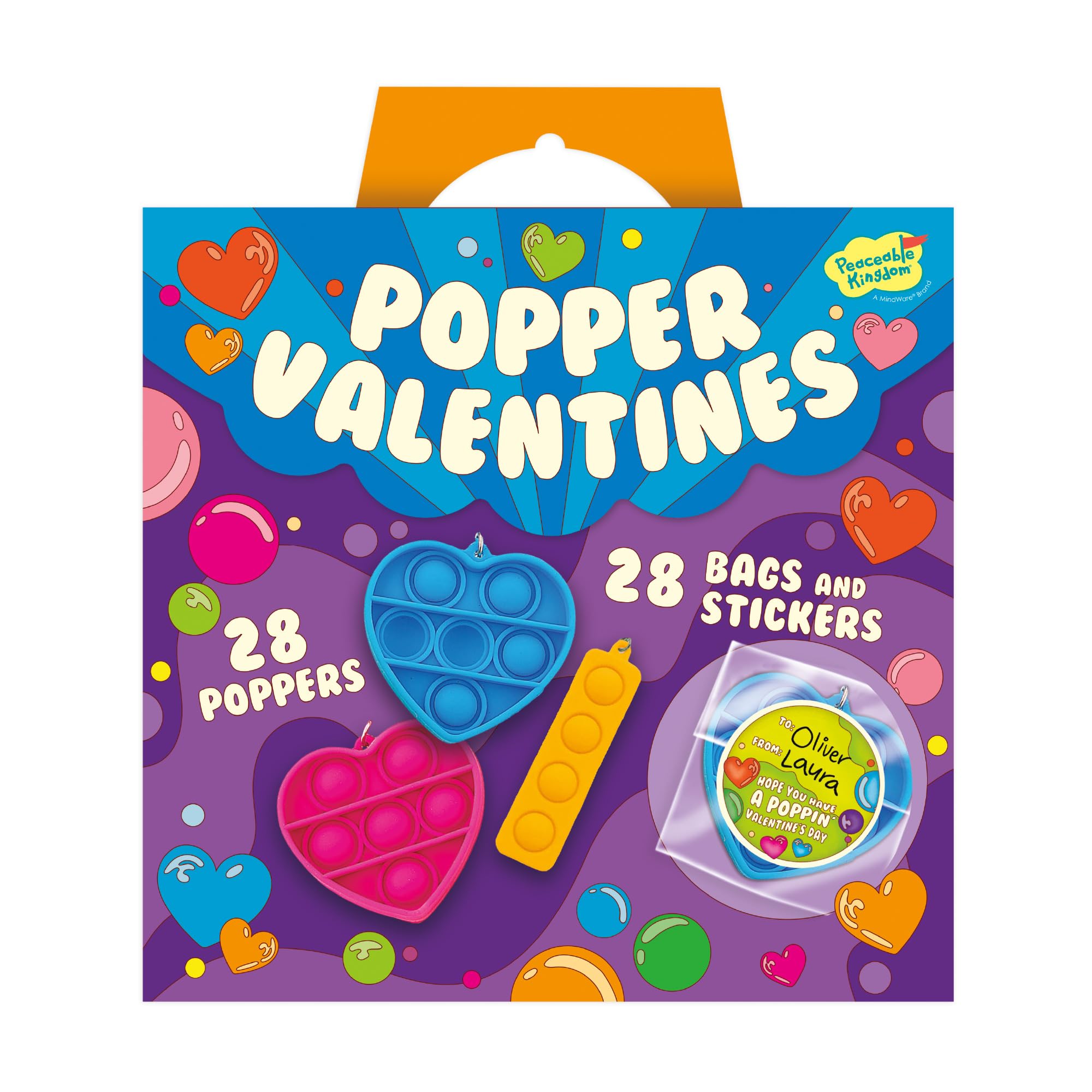 Amazon.com: Peaceable Kingdom Valentines Cards for Kids Classroom