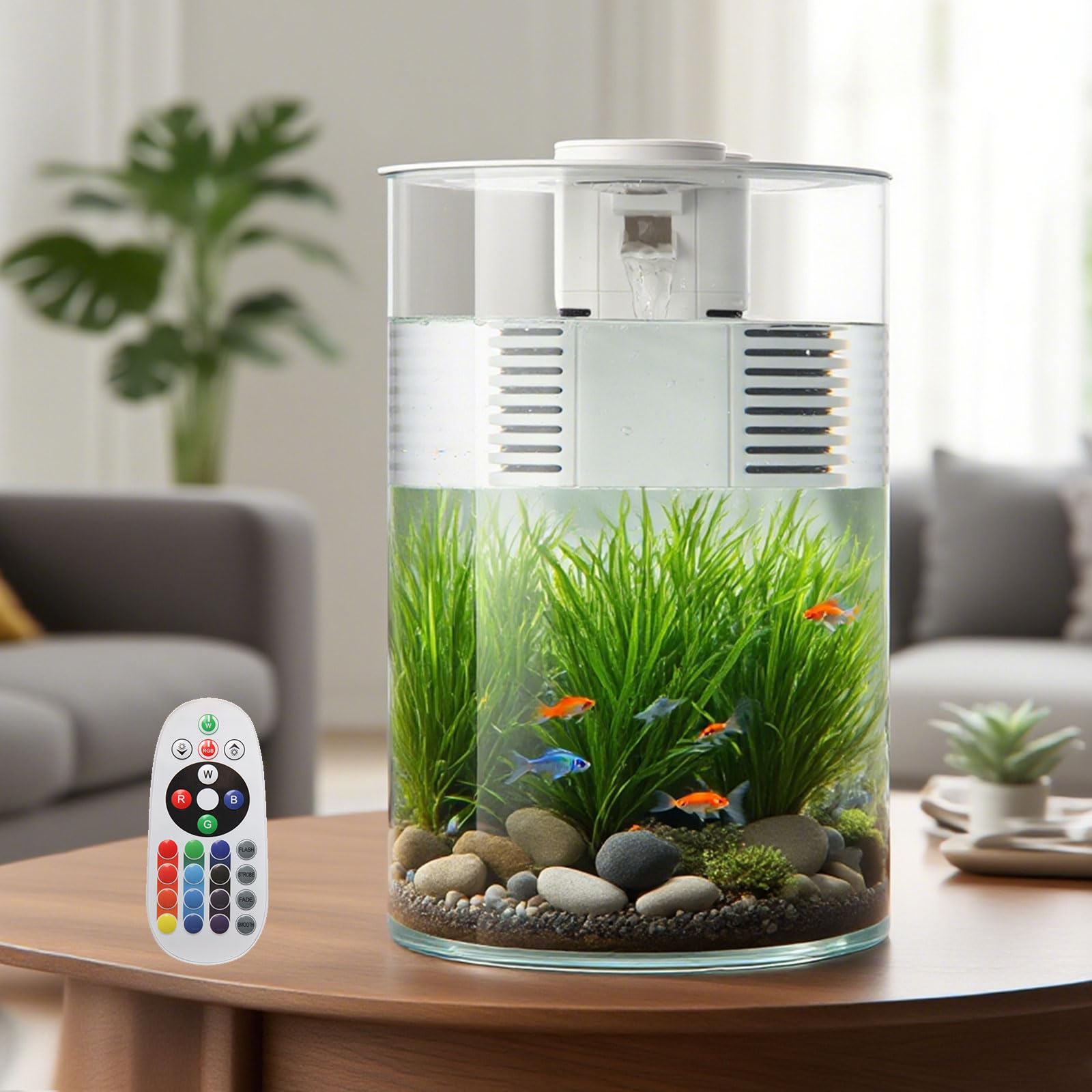 YISITONG 3 Gallon Self Cleaning Fish Tank