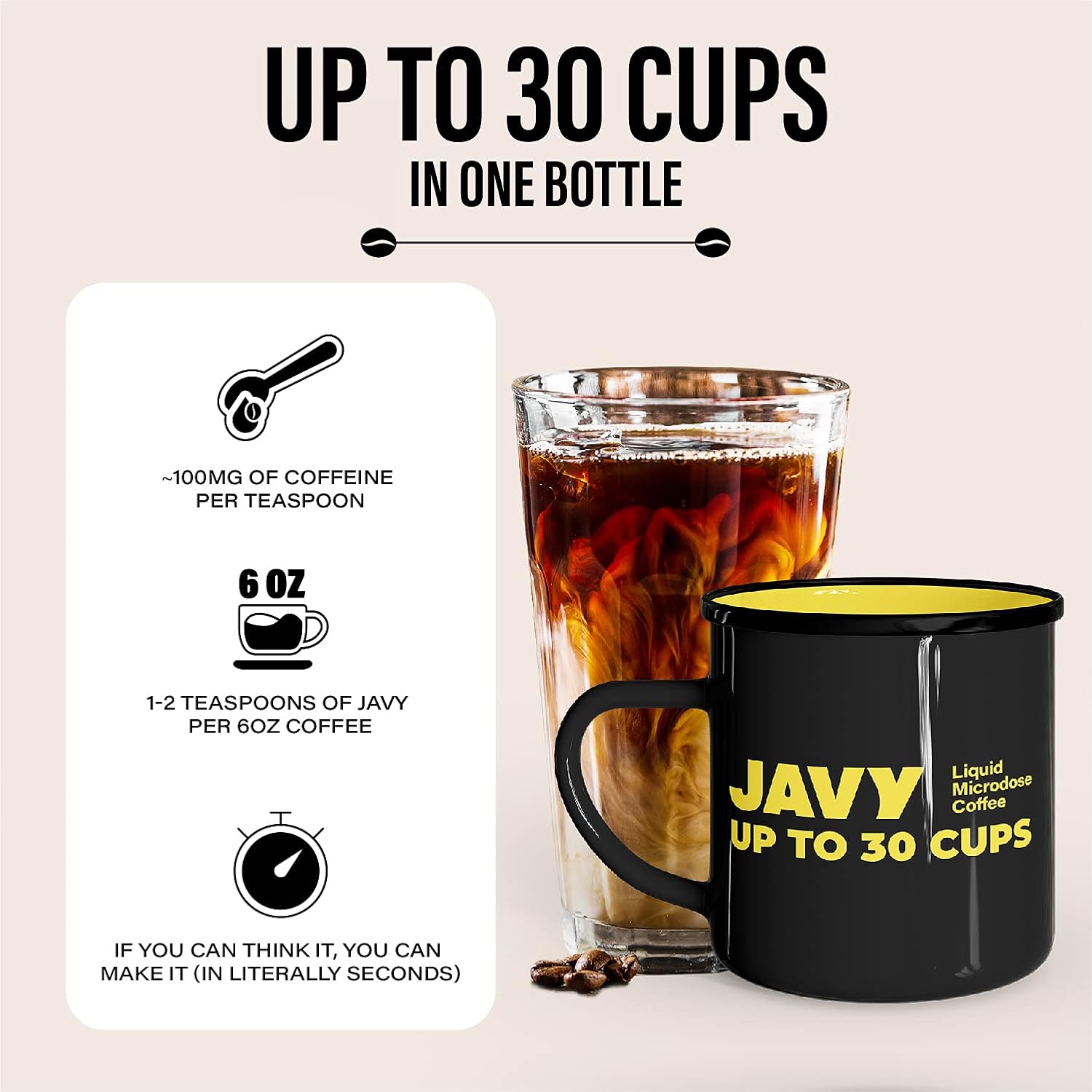 Buy Javy Coffee Microdose 30X Liquid Coffee Concentrate, Artisan