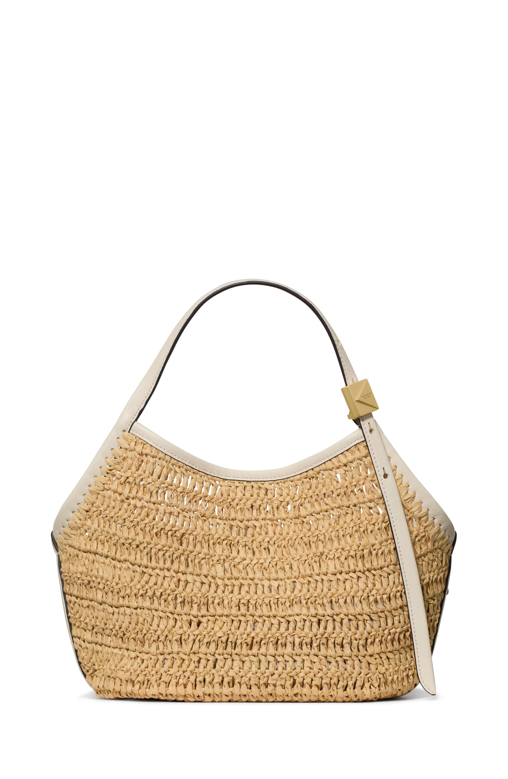 kate spade new york womens Deco Fine Grain Leather Small Tulip Tote