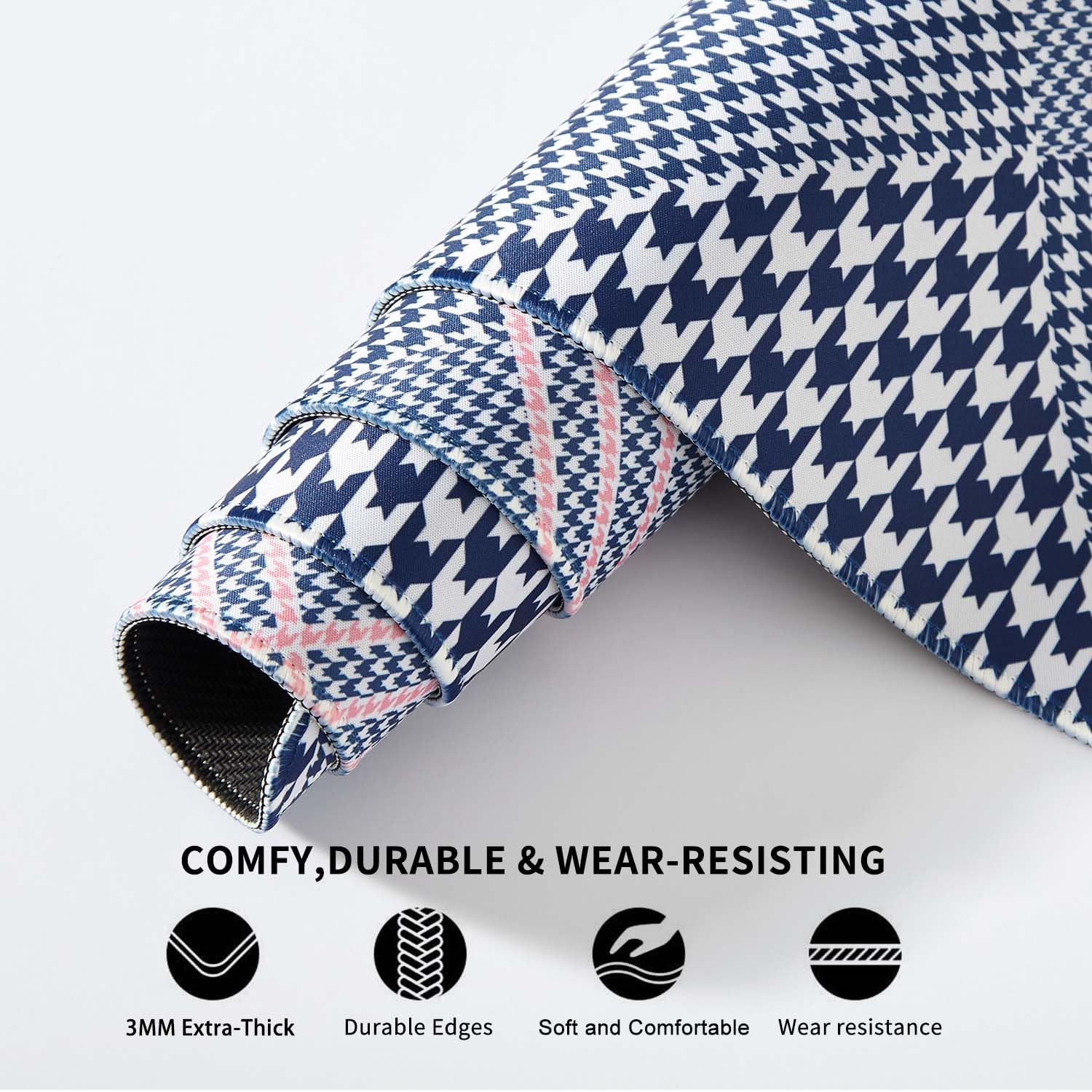 DOBAOJIA Tappetino Mouse Gaming XXXL 900x400mm, Tappetino per Tastiera e Computer, Sottomano da Scrivania Con Superficie Prova di Versamento e Base Antiscivolo