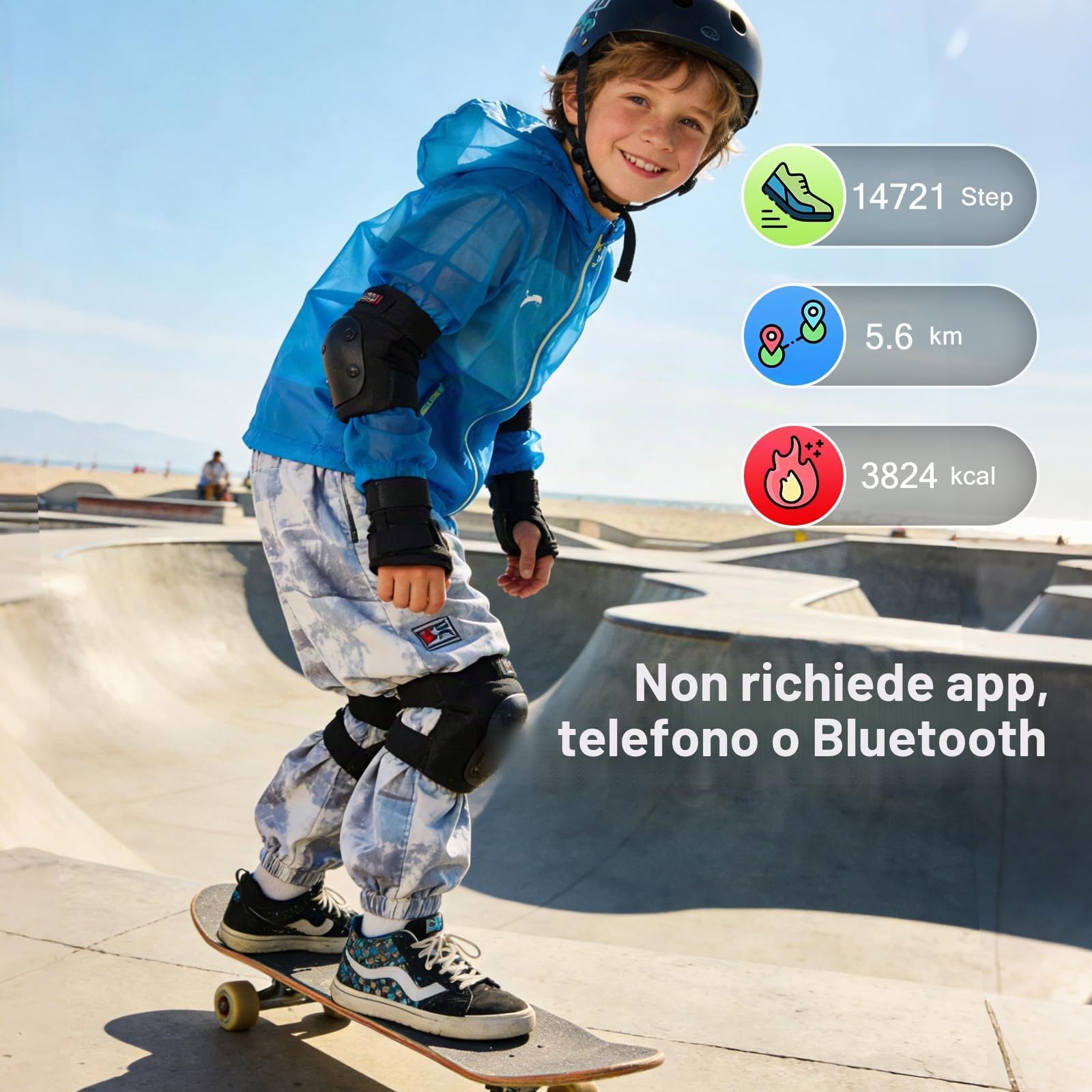 Timever Orologio Digitale Bambini con Contapassi,3 Sveglia,Cronometro,Luce,Data-Orologio per Ragazzi e Ragazze Senza App e Telefono con Cinturino in Silicone
