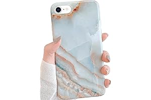 J.west iPhone 8 Marble Phone Case | Luxury Marble Pattern Silicone Protective Case