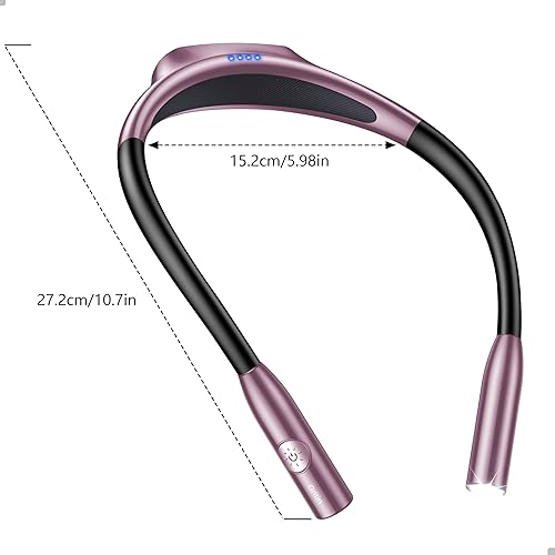Miniatura 28 de Gritin Luz LED de lectura para cuello, luz de libro para leer en 3 colores, brillo regulable, brazos flexibles, más de 80 horas de tiempo de Negro