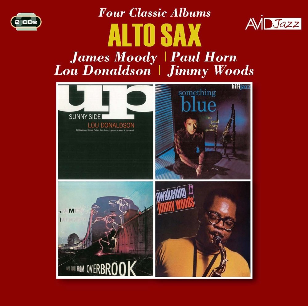 Alto Sax Four Classic Albums 2-CD NEW SEALED James Moody/Lou Donaldson/Paul Horn