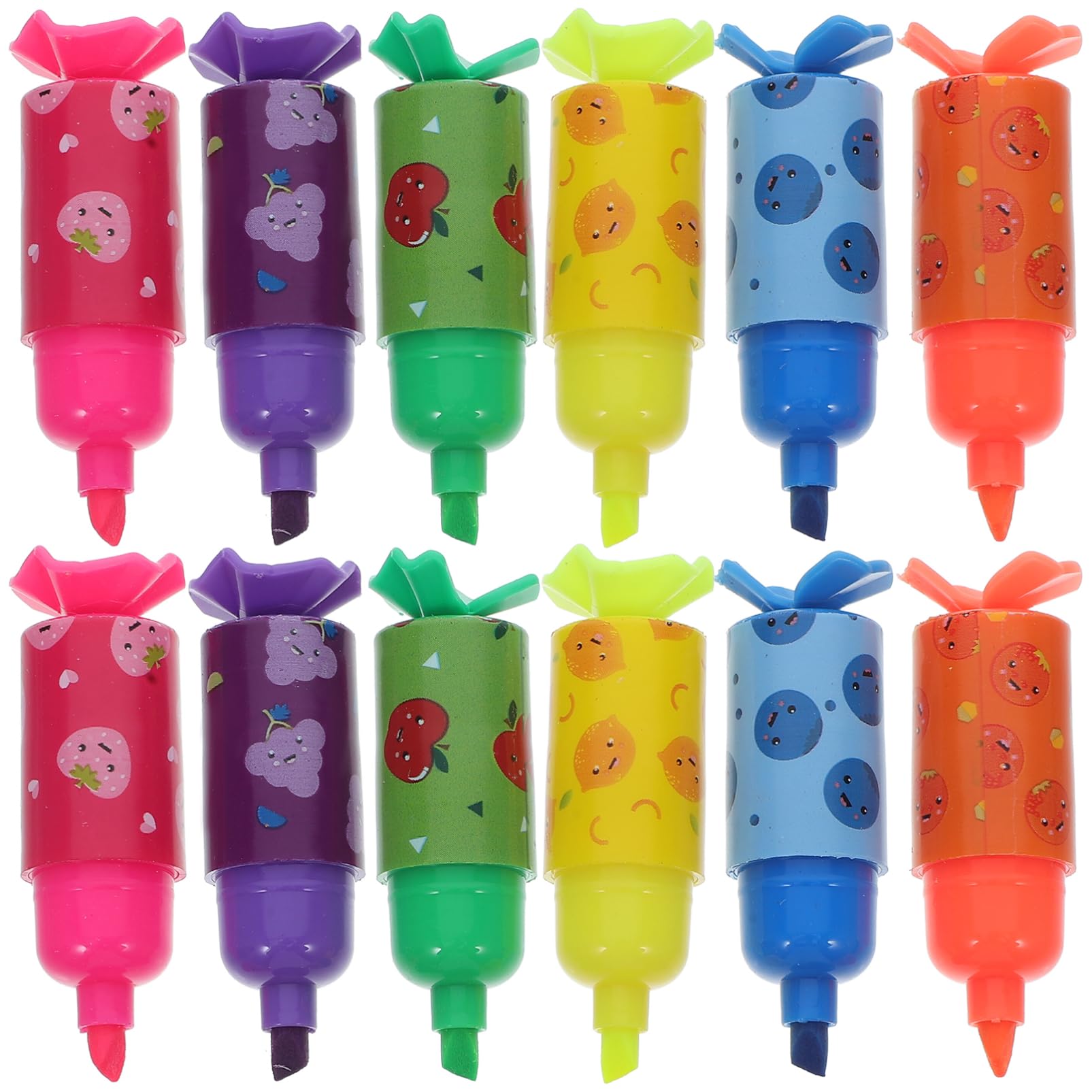 30 Pièces Mini Forme de Bonbons Ensemble de Stylos Pastel Colorés pour Garçon Fille Fournitures Scolaires et Fêtes Anniversaire Marqueurs Amusants et Pratiques