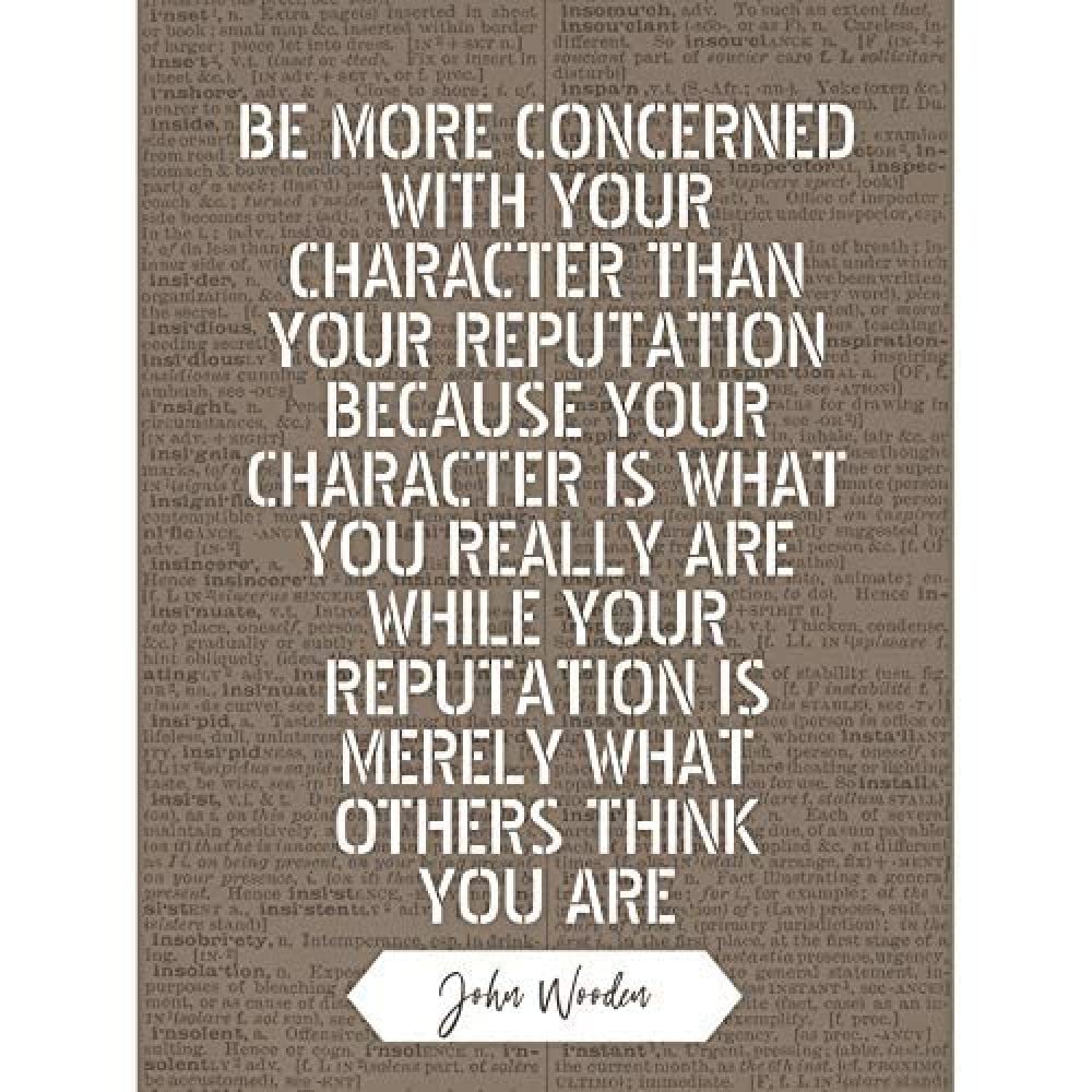 Artery8 Quote John Wooden Character What You Are Basketball Coach Unframed Art Print Poster Wall Decor 12x16 inch