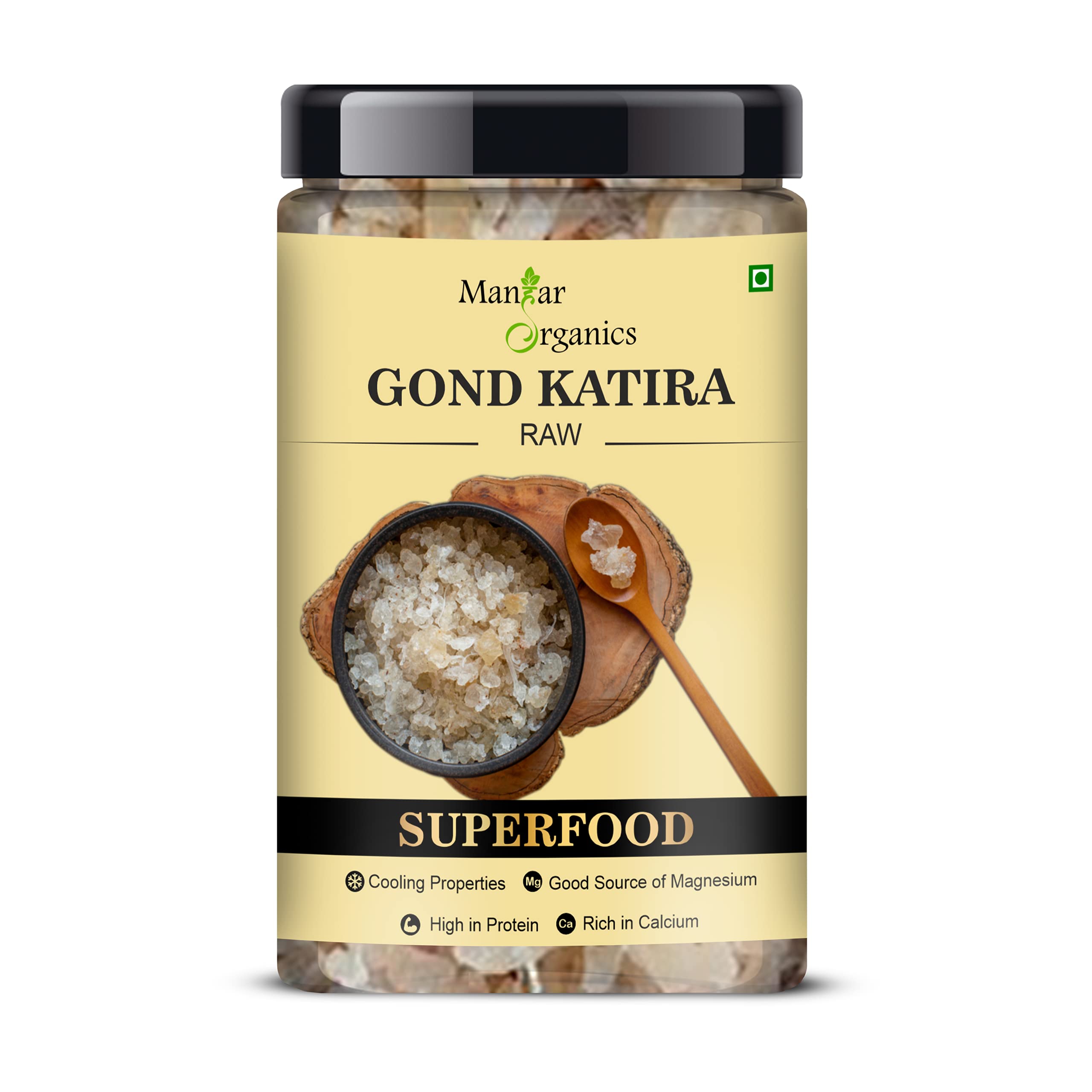 Gond Katira Pure Organic Jar 550gm | Tragacanth Gum| Edible Gum