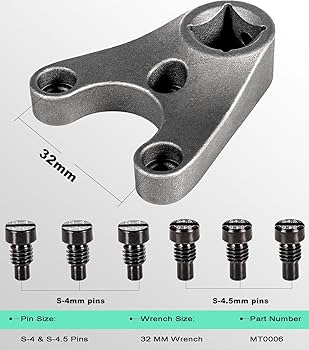 Amazon.com: SHOWA Trim/Tilt Pin Wrench MT0006-32mm with S-4 & S
