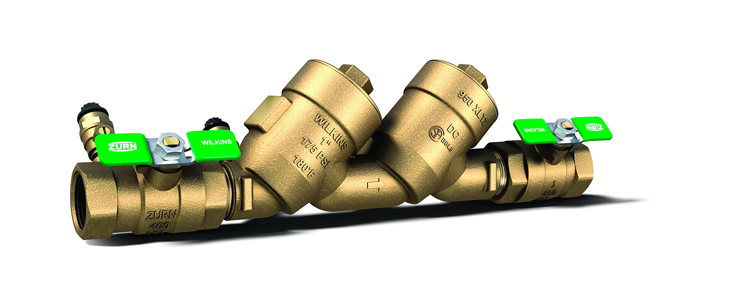 Zurn 1-950XLT2 Wilkins Double Check Valve Backflow Preventer