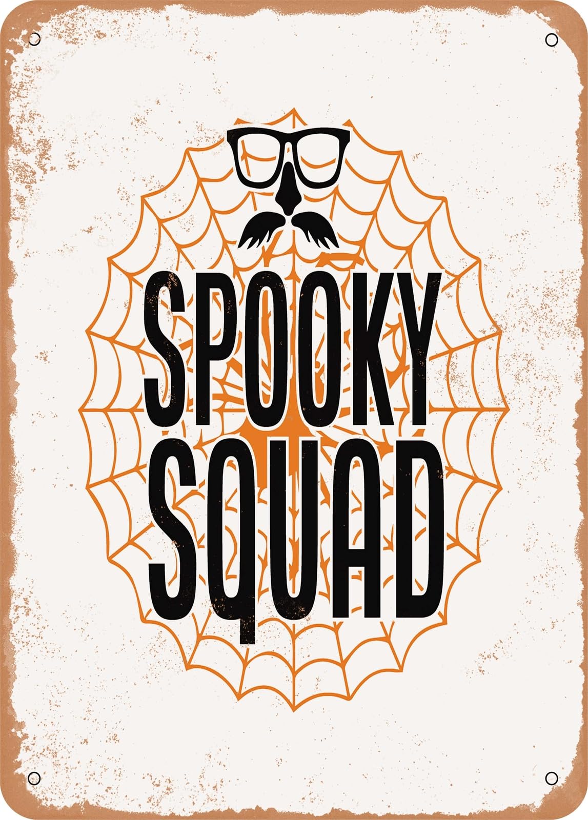 Miaomansenstore Metal Sign - Spooky Squad - 5 - Vintage Look Home Decor