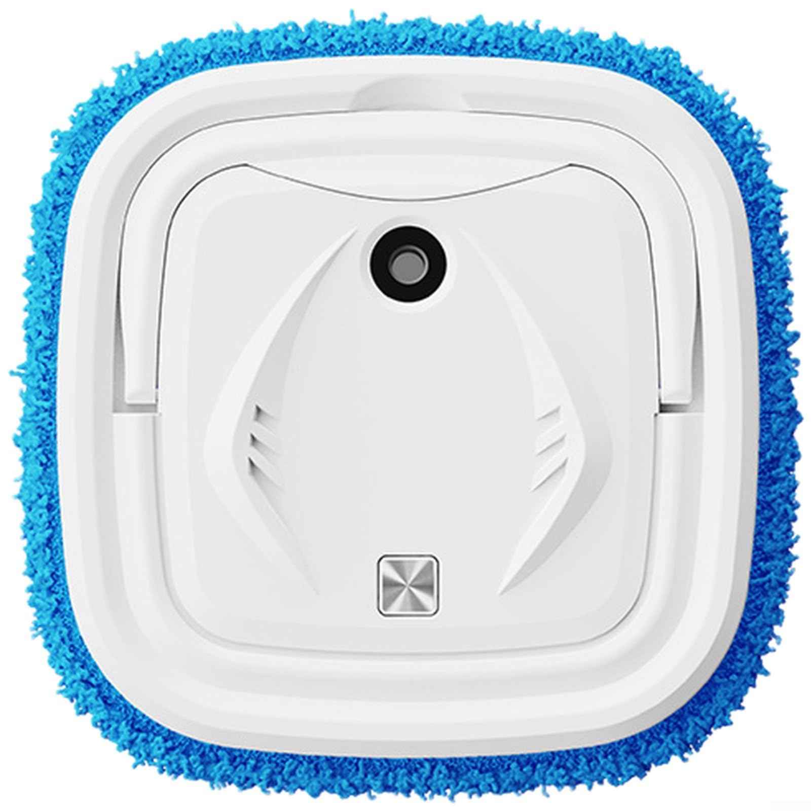 Robot nettoyeur intelligent blanc et noir compact de 25 cm avec fonction de pulvérisation