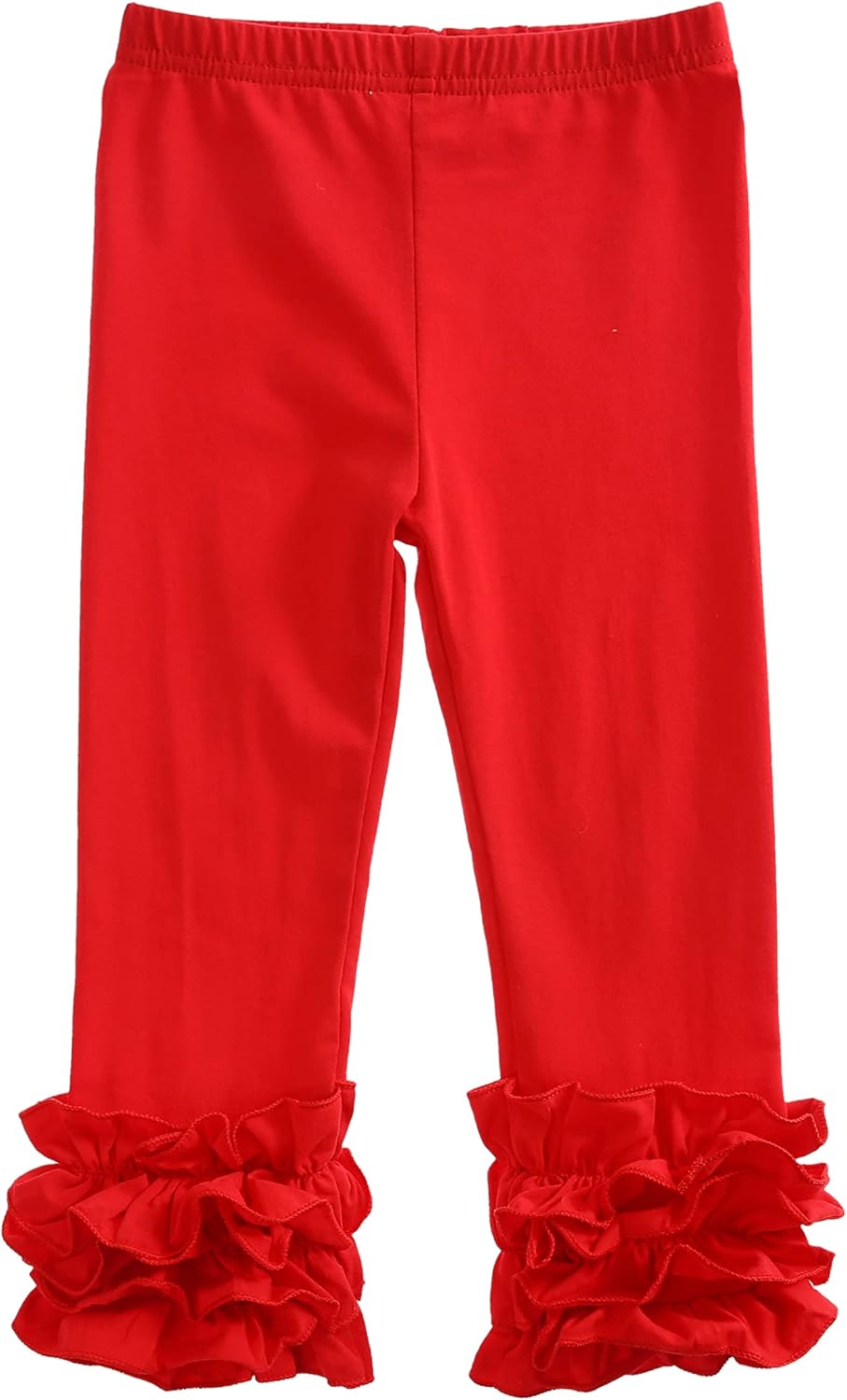 Ashken Baby Girls'Ruffle Pants Toddlers Little Girls Leggings 6 Months-8T - Image 2