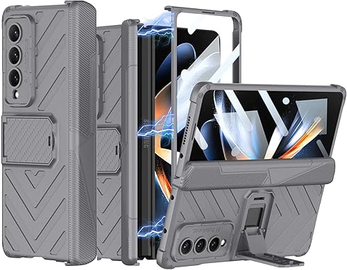 Miniatura 1 de Funda para Galaxy Z Fold 4, funda magnética con bisagra y protector de pantalla con función atril, protección completa para Samsung Galaxy Z Fold 4