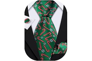 Men's Silk Christmas Necktie Set
