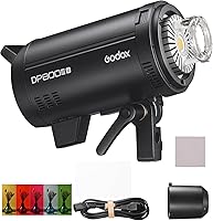 Vista 3 de Godox DP400III-V - Luz de flash de estudio mejorada de 400 W de potencia GN87 5600±200K, iluminación estroboscópica integrada de 2.4 G, sistema