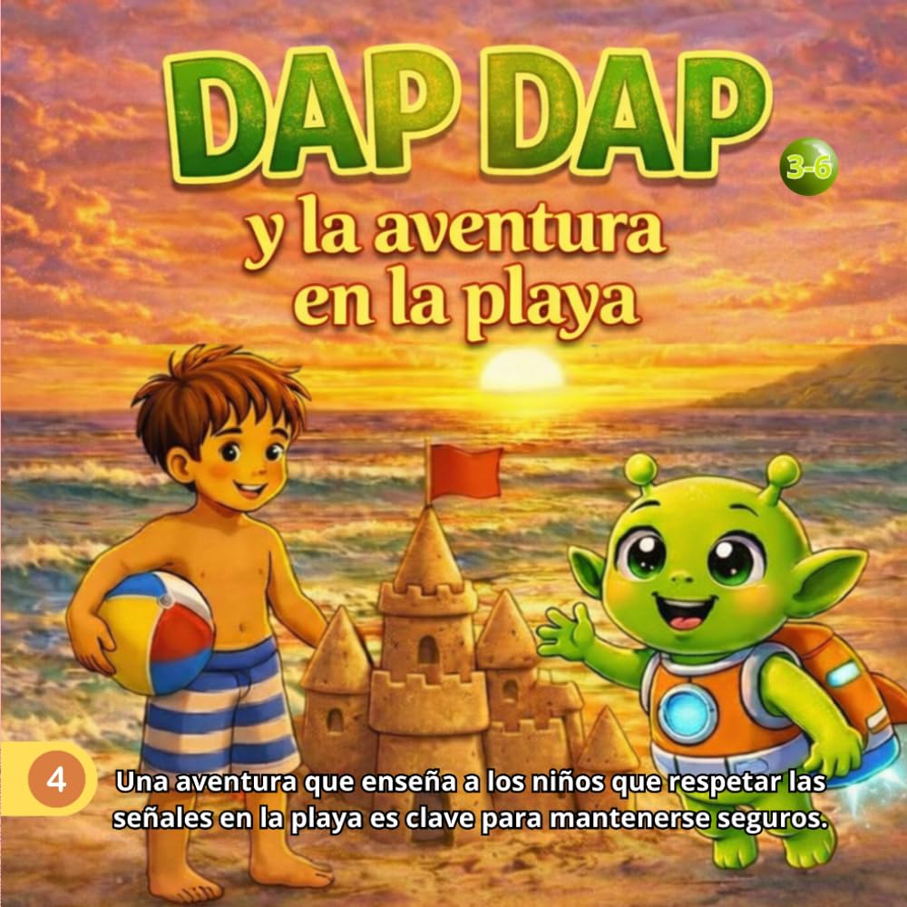 DAP-DAP y la Aventura de la Playa: Una aventura que enseña a los niños a respetar las señales y normas en la playa es clave para mantenerse seguros. ... sobre advertencias. (El Mundo de DAP-DAP)