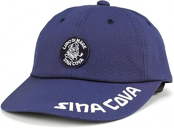 Amazon 帽子 メンズ キャップ シナコバ ドットエア 通気性 Sinacova メッシュ ワイドブリム スポーツ 紺 ネイビー M 56 5cm キャップ 通販