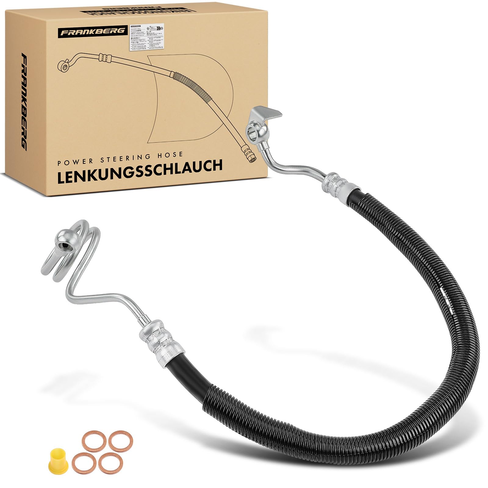 Frankberg Servosterzo Tubo flessibile Compatibile con A4 Avant 8ED A4 8EC A4 Cabriolet 8HE Exeo 3R2 Replace# 8E1422893DD,8E1422893BS