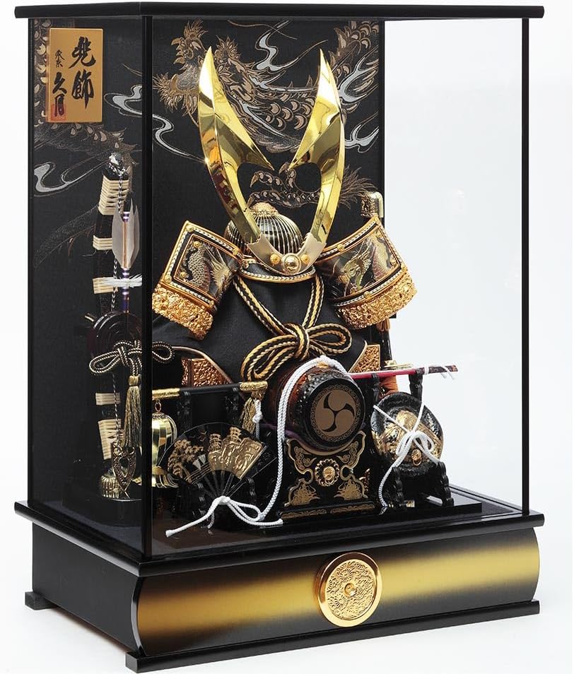 久月official 五月人形 兜ケース飾り オルゴール付 5G-C2-Z 五月