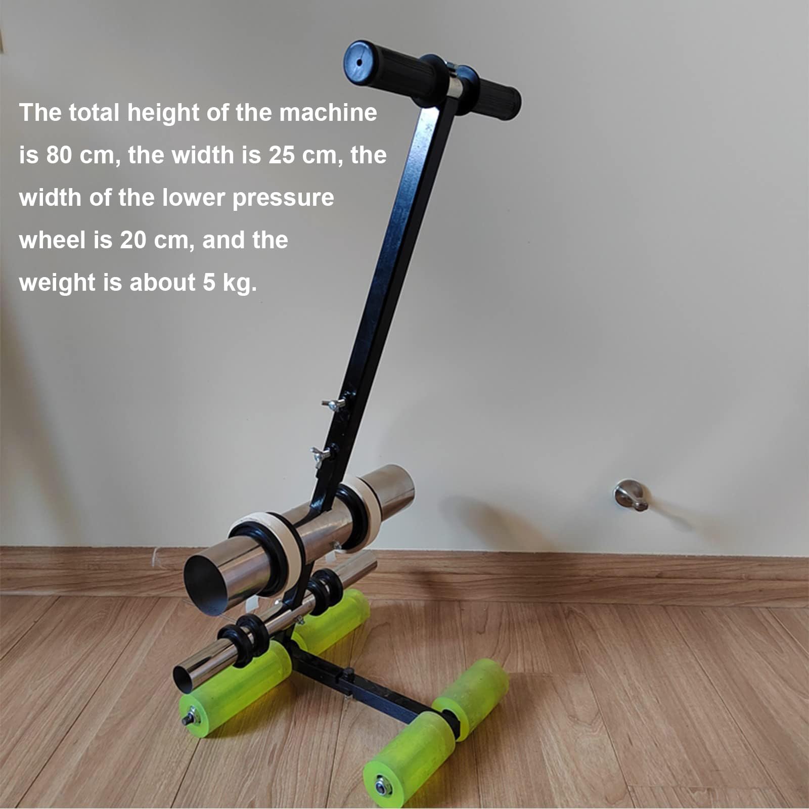 Máquina de marcado de línea recta de bádminton, herramienta de marcado manual de piso, fácil de usar, con rodillo de cinta de marcado, espacio de estacionamiento/marca de carretera, sin