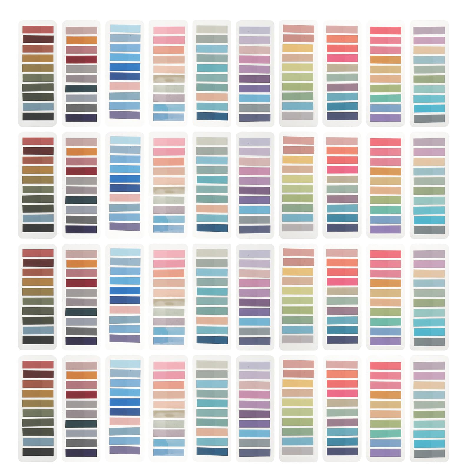 Separadores reposicionables de colores surtidos GALPADA con 2000 pestañas adhesivas índice 8