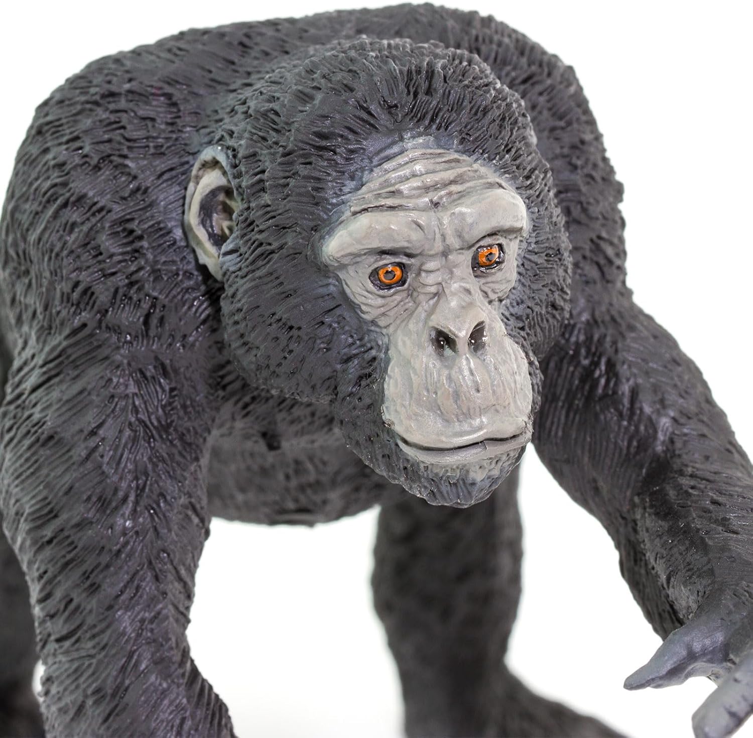 Safari Ltd. Chimpanzee Figurine - Lifelike 4" Primate Figure - Educational Toy for Boys, Girls, and Kids Ages 1+