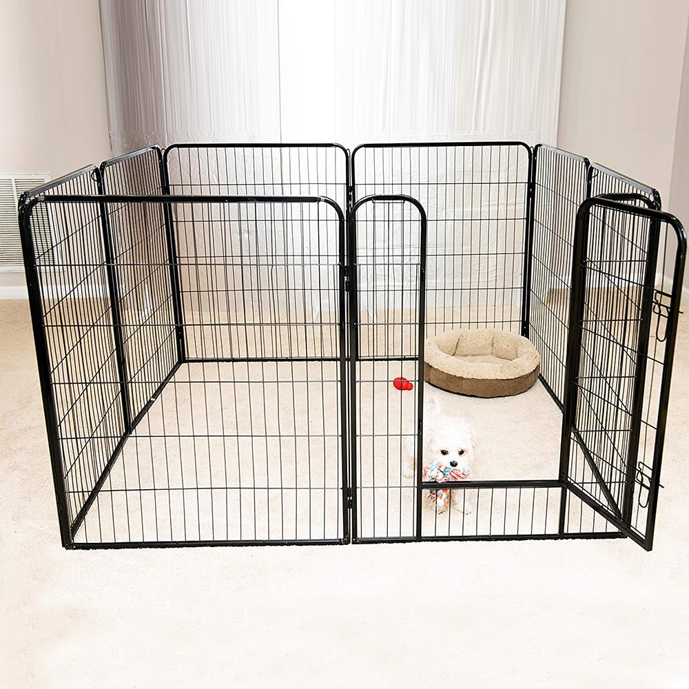 Barriera di sicurezza Recinzione Camino per bambini cane gatto Firewall Barriera scale Barričre Gabbia Firewall griglia di protezione 8 pannelli pieghevoli, 80 x 60 cm (8 pezzi)