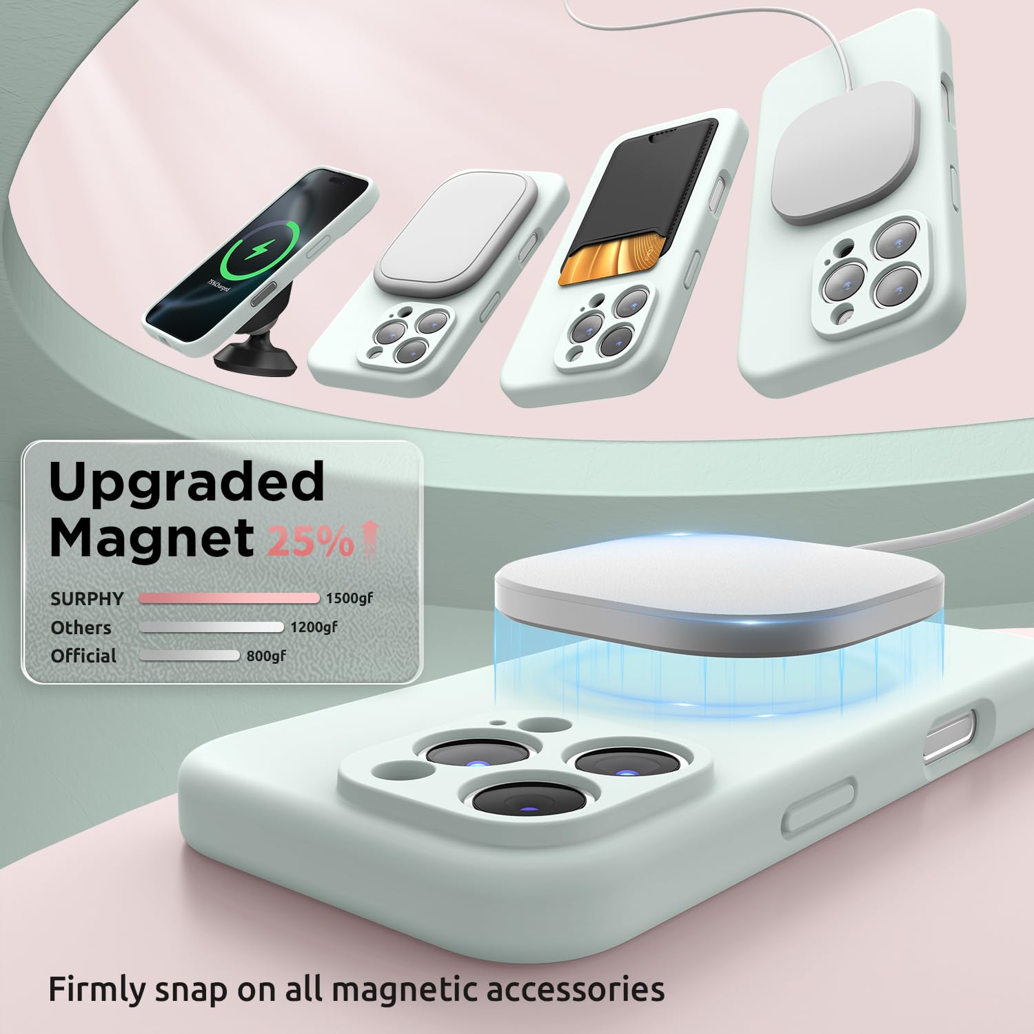 SURPHY Magnetic Design for iPhone 16 Pro Case - Image 3