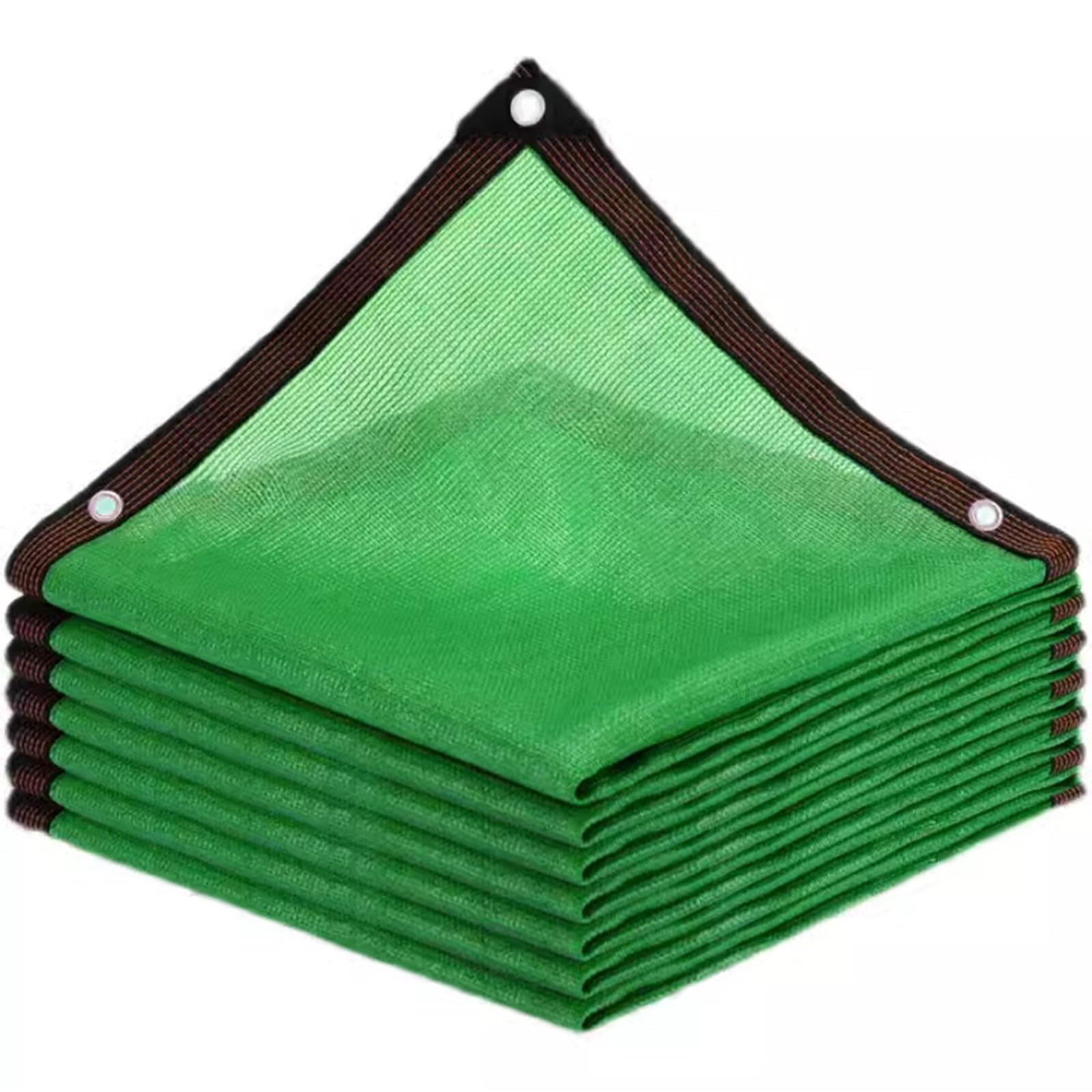 Malla Sombreadora con Ojales, 90% Red de Sombra Techo Toldo Parasol Camping Jardin Malla Sombreo Toldo Vela de Sombra Rectangular para Patio Piscina Jardín