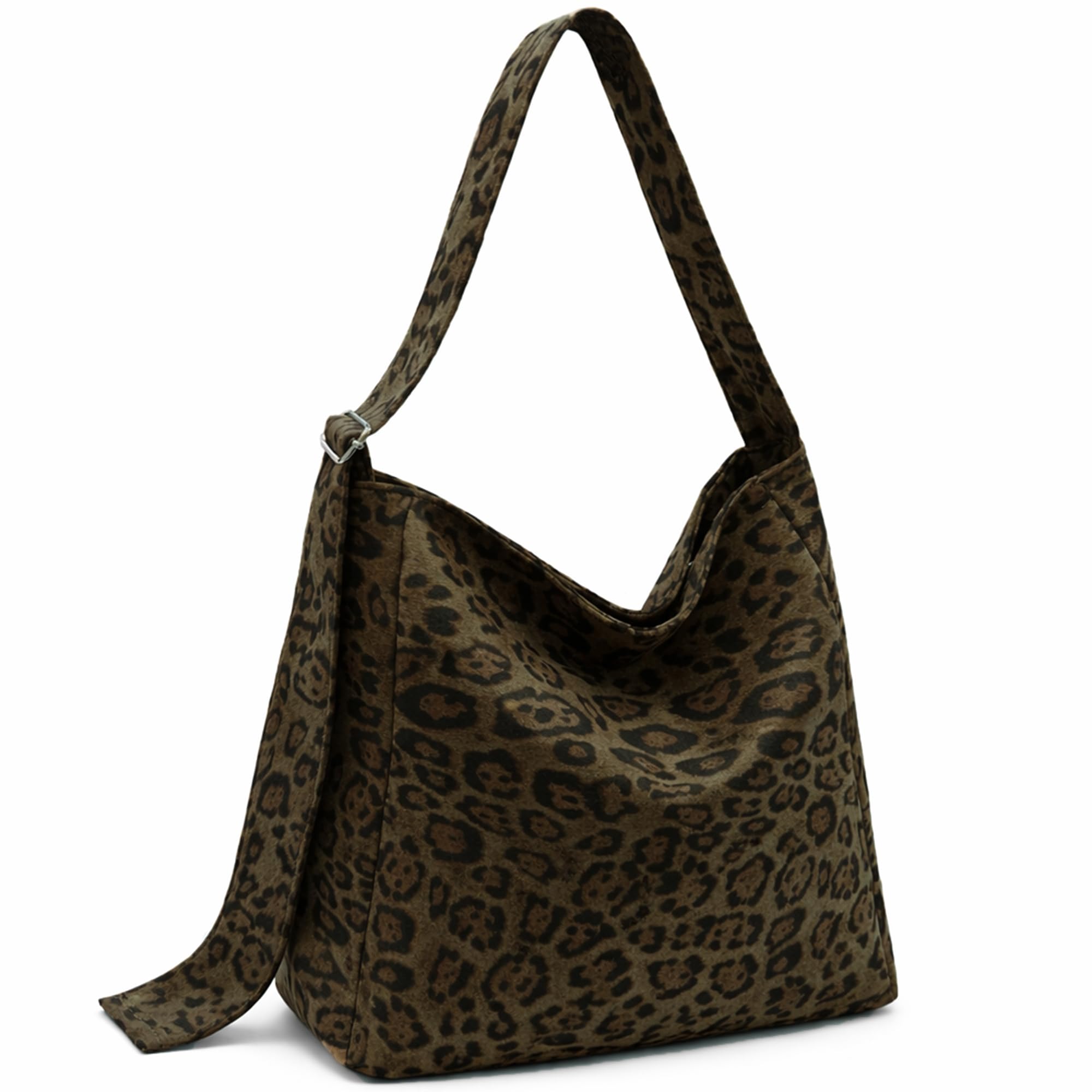 Gluckstar Damen Shopper Tasche, Mittelgroße Handtasche, Schultertasche | 2er Set Aus Künstlichem Wildleder, Mit Separatem Make-up Beutel, Eleganter Begleiter Für Büro, Alltag Und Reisen