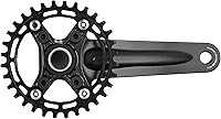 Vista 2 de Shimano Deore FC-M5100 Deore Juego de cadenas, 10/11 velocidades, cadena 2.047 in, 32T, 6.693 in, Negro