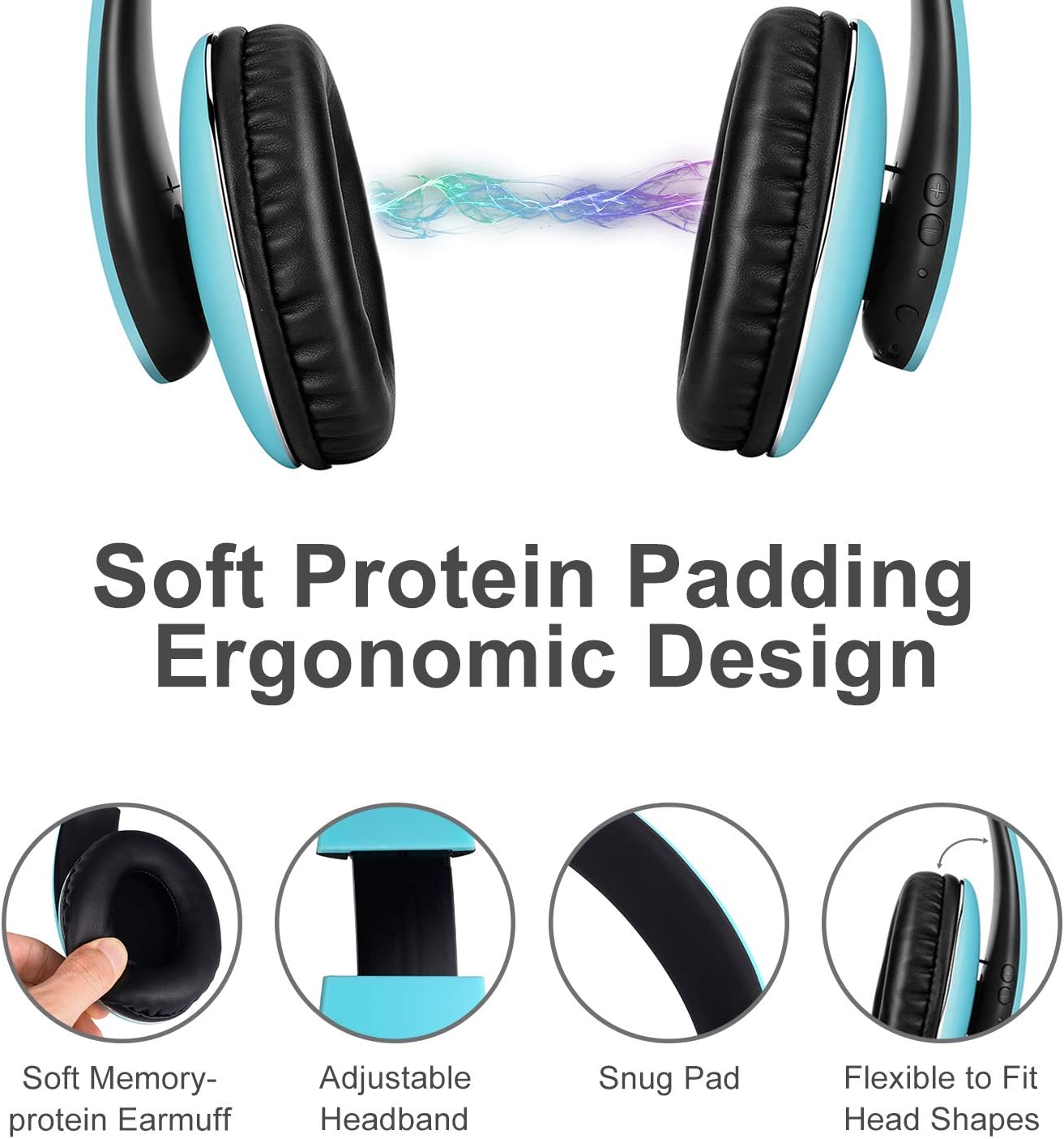 Hоlіdау Dеаlѕ 🛒 Wireless Over Ear Headphones, Hi-Fi Stereo Bluetooth Headset with Mic, 30 Hours Playtime Quick Charging, Lightweight Foldable Headphone with Soft Earmuffs for Cell Phones TV PC Sport Travel Work Lіmіtеd Dіѕсоunt Wireless Over Ear Headphones, Hi-Fi Stereo Bluetooth Headset with Mic, 30 Hours Playtime Quick Charging, Lightweight Foldable Headphone with Soft Earmuffs for Cell Phones TV PC Sport Travel Work
