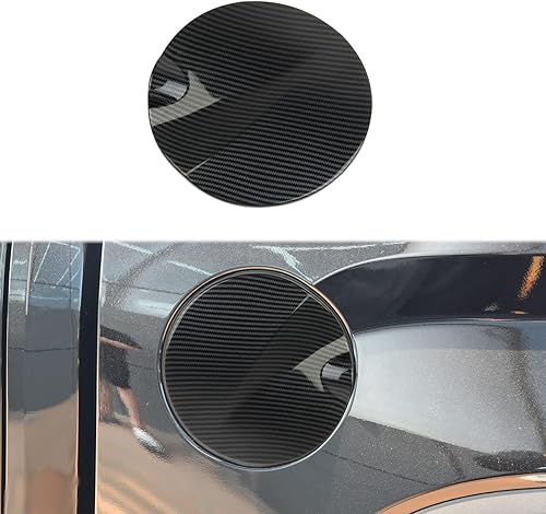 Cubierta del tanque de combustible de fibra de carbono Moldeo de puerta de gas para Toyota Tundra 2022+