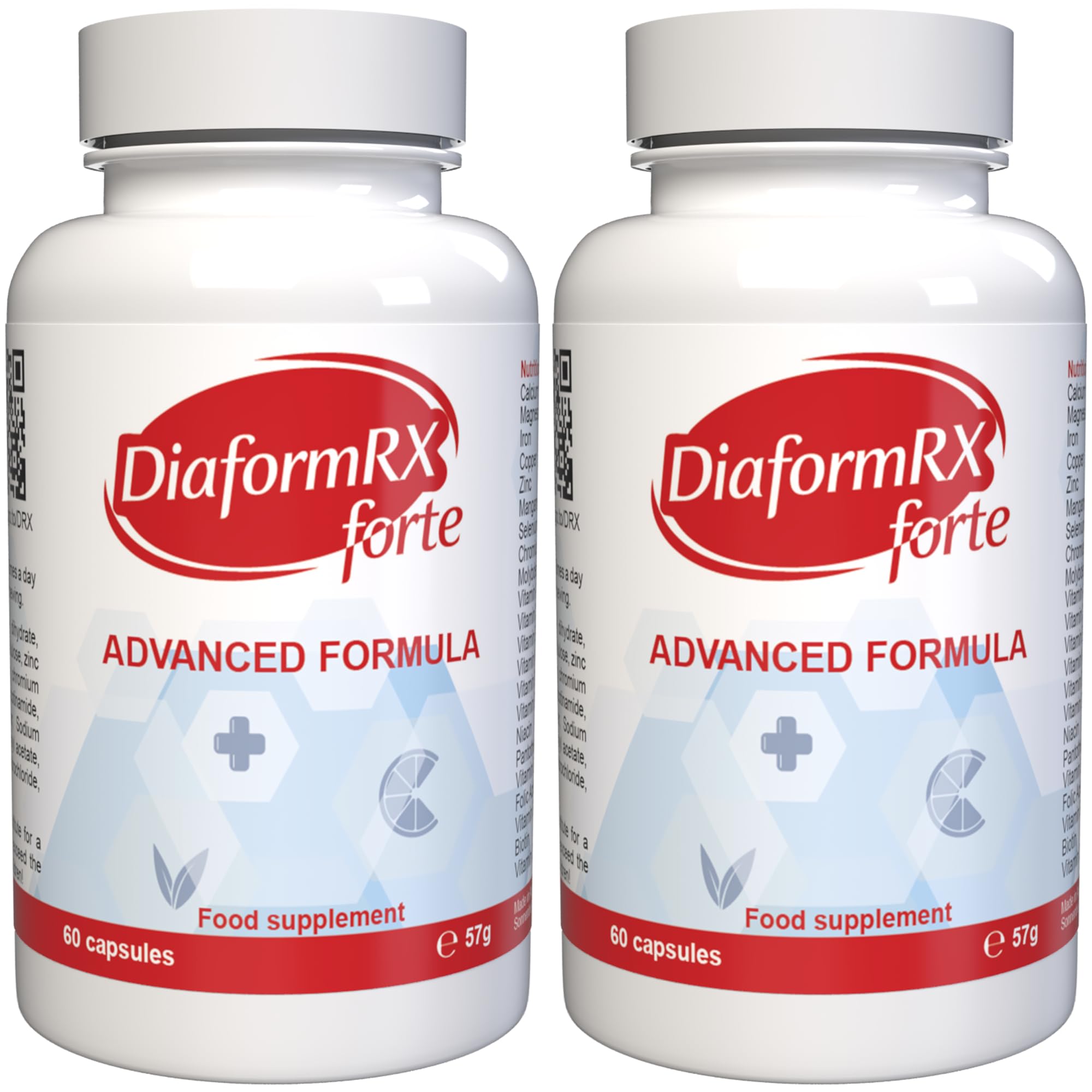 Diaform RX Forte - 120 Capsule (2x60 Capsule), Confezione da 2