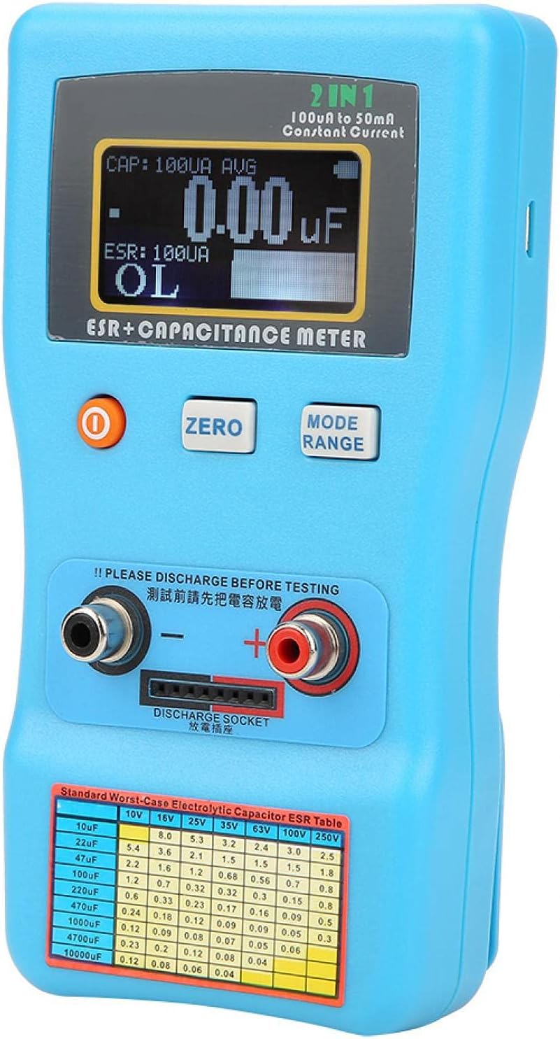 5,59 "x 2,91" X 1,38 "Tester Del Misuratore Del Condensatore Della - Foto 3