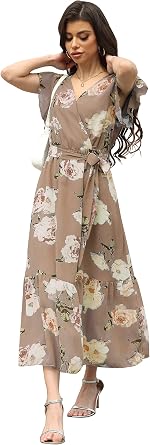 VintageClothing Womens Sundress Casual Floral Summer Boho Dress